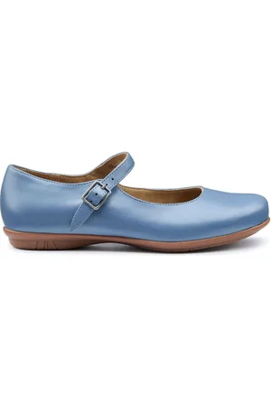 Hotter Wide Fit Violet Buckle Shoes7 EU 41