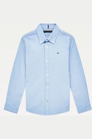 Tommy Hilfiger Stretch Oxford-overhemd7 Jaar (122cm)