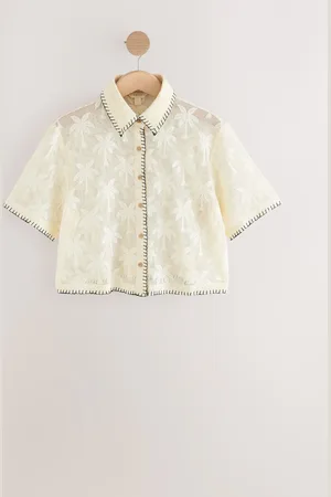 Next Crochet Shirt with EmbroideryEU 48 (UK 20)
