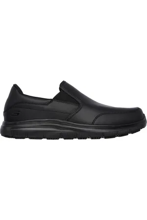 Skechers Bronwood Slip Resistant Slip-On Mens Work ShoesEU 46 (UK 11)
