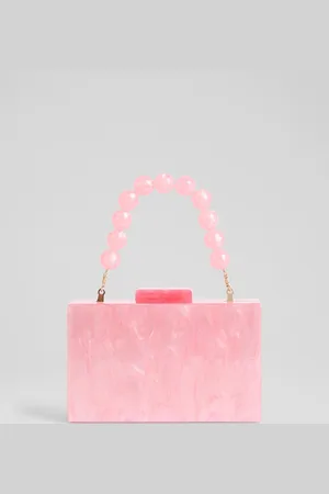 LK Bennett Acrylic Resin Box Clutch Bageen