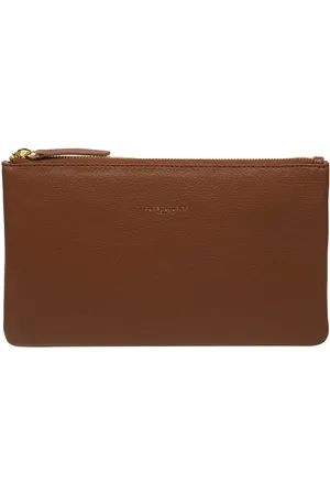 PURE LUXURIES LONDON Wilmslow Nappa Leather Clutch BagEén