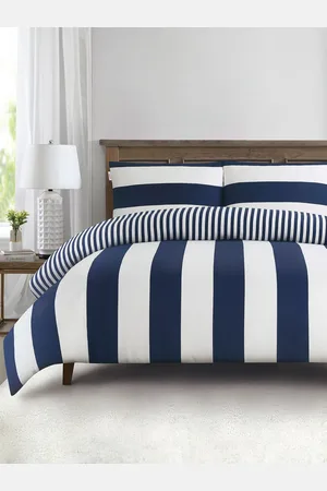 U.S. Polo Assn. U. S. Polo Assn. Pure Cotton Block Stripe Duvet SetDUBBEL