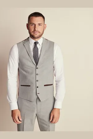 Next Regular fit visgraat kostuum gilet52 Standaard (UK 42 R)