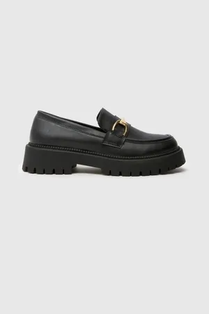 Schuh Youth BTS Lattice Black LoafersEU 38 (UK 5)