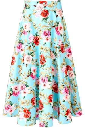 Joe Browns Flattering Vintage Rose Print Full Skirt44