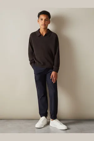 Reiss Grange Wool-Cashmere Open Collar Polo Shirt7