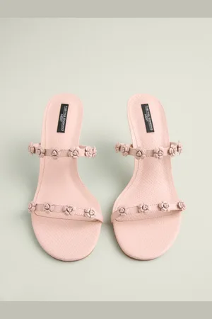Next Tabitha Simmons x Flora Leather Double Flower Detail Heel Muleseu38