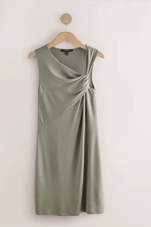 Next Twist Neck Slinky Mini Dress42 LANG