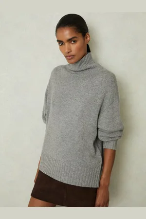 Reiss Corrine 100% Cashmere Roll Neck JumperM