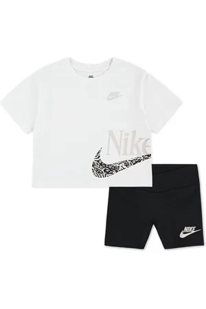 Nike Little Kids Wild Flower Boxy T-Shirt and Shorts Set110116cm