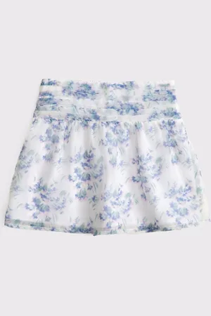 Abercrombie & Fitch Floral Chiffon Mini Skirt166168cm