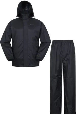 Black Mens Pakka Jacket and Joggers Set