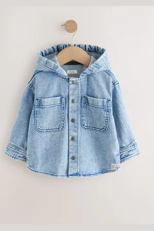 Denim Hooded Overshirt (3mths-7yrs)