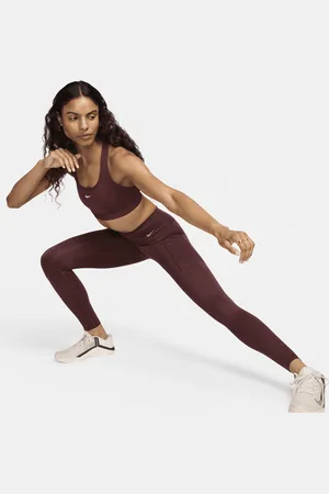 Nike Pro 365 7/8-legging met mesh vlak en hoge taille voor dames