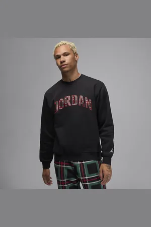 Jordan Essentials Sweatshirt van fleece met ronde hals voor heren