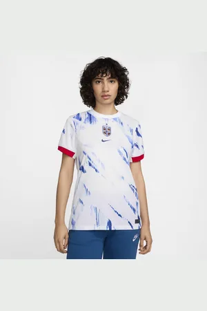 Nike Noorwegen (vrouwenelftal) 2024/25 Stadium Uit Dri-FIT Replica voetbalshirt voor dames