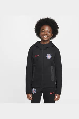 Nike Paris Saint-Germain Tech Fleece voetbalhoodie met rits over de hele lengte voor jongens