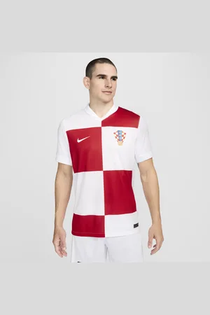 Nike Kroatië 2024/25 Stadium Thuis Dri-FIT replicavoetbalshirt voor heren