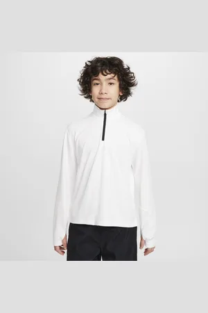 Nike Multi Dri-FIT UV jongenstop met halflange rits en lange mouwen