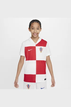 Nike Kroatië 2024/25 Stadium Thuis Dri-FIT replica voetbalshirt voor kids