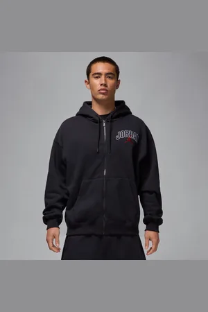 Jordan Brooklyn Fleece oversized hoodie met rits over de hele lengte voor heren