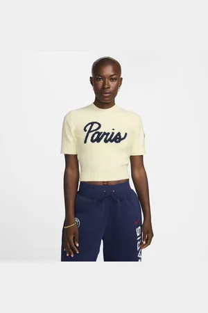 Nike Paris Saint-Germain Sport Essentials knit voetbaltop met korte mouwen voor dames