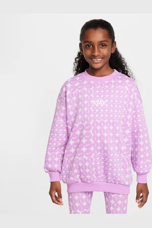 Nike Sportswear Club Fleece oversized sweatshirt met ronde hals voor meisjes