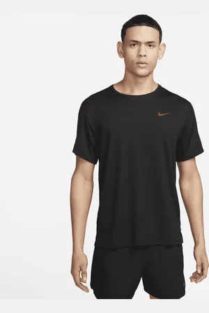 Nike Miler UV hardlooptop met korte mouwen en Dri-FIT voor heren