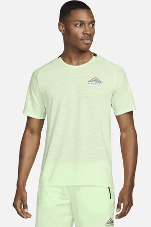 Nike Trail Solar Chase hardlooptop met korte mouwen en Dri-FIT voor heren
