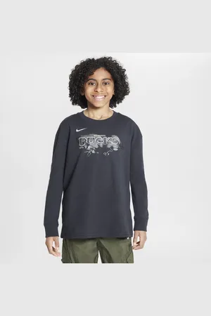 Nike Milwaukee Bucks Essential NBA Max90 T-shirt met lange mouwen voor jongens