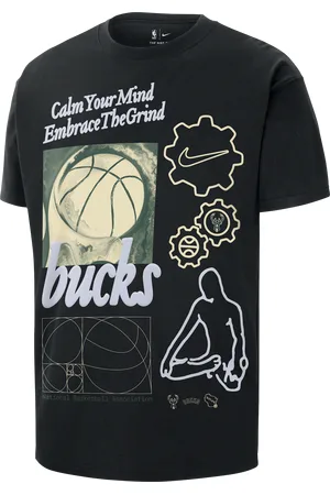 Nike Milwaukee Bucks Courtside Max90 NBA-herenshirt