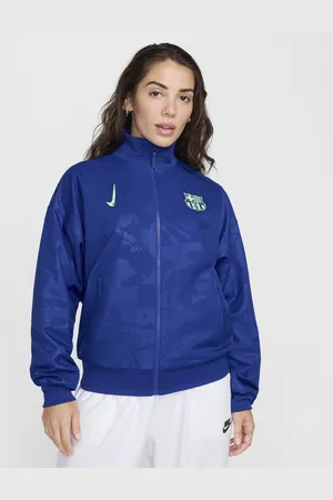 Nike FC Barcelona Strike Derde Dri-FIT voetbalvolksliedjack voor dames