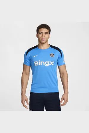 Nike Chelsea FC Strike Dri-FIT knit voetbaltop met korte mouwen voor heren