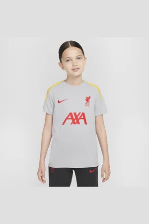 Nike Liverpool FC Strike Derde Dri-FIT knit voetbaltop met korte mouwen voor kids