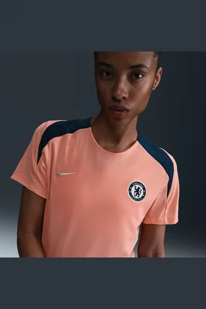 Nike Chelsea FC Strike Special Edition Dri-FIT knit voetbaltop met korte mouwen voor dames