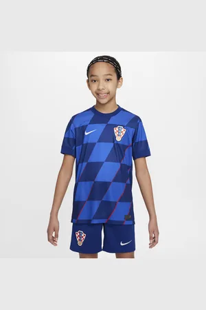 Nike Kroatië 2024/25 Stadium Uit Dri-FIT replica voetbalshirt voor kids