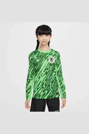 Nike Nederland (vrouwenelftal) 2024/25 Stadium Goalkeeper Dri-FIT replicavoetbalshirt voor kids