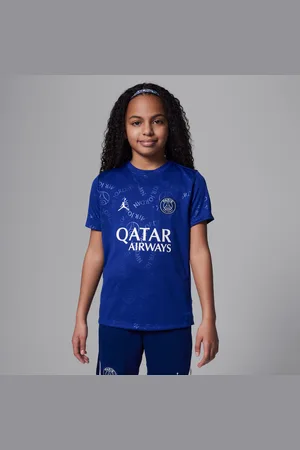Jordan Paris Saint-Germain Academy Pro Vierde Dri-FIT warming-uptop met korte mouwen voor kids