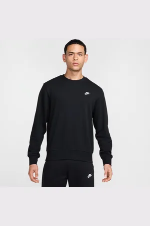 Nike Club herentop van sweatstof met ronde hals