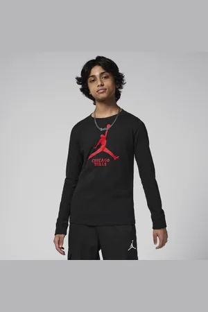 Jordan Chicago Bulls Essential NBA-shirt met lange mouwen voor jongens
