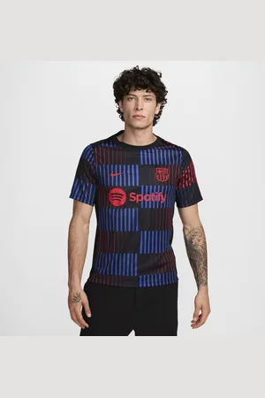 Nike FC Barcelona Academy Pro Uit Dri-FIT warming-up voetbalshirt met korte mouwen voor heren