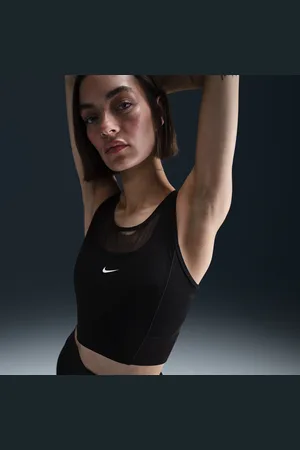 Nike Pro korte tanktop met Dri-FIT voor dames