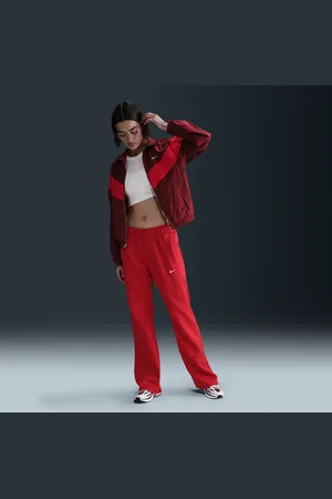 Nike Sportswear Windrunner aansluitende knit damesbroek met halfhoge taille
