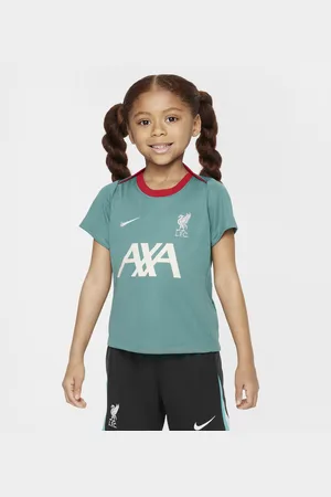 Nike Liverpool FC Academy Pro Dri-FIT voetbaltop met korte mouwen voor kleuters