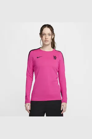 Nike Chelsea FC Strike Derde Dri-FIT knit voetbaltop met ronde hals voor dames