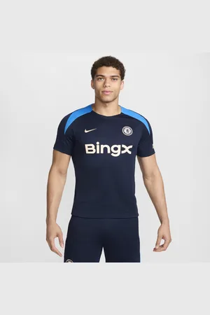 Nike Chelsea FC Strike Dri-FIT knit voetbaltop met korte mouwen voor heren