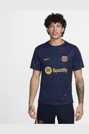 Nike FC Barcelona Academy Pro Thuis Dri-FIT warming-uptop met korte mouwen voor heren