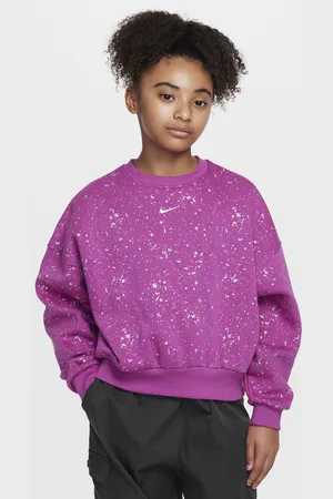 Nike Sportswear Club Fleece sweatshirt met ronde hals voor meisjes
