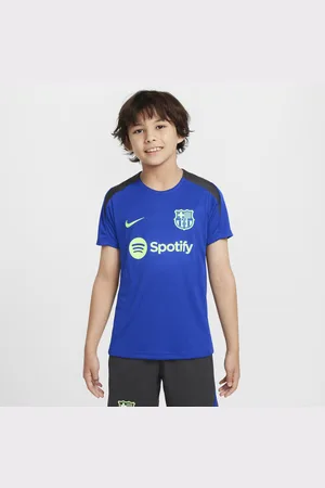 Nike FC Barcelona Strike Derde Dri-FIT knit voetbaltop met korte mouwen voor kids